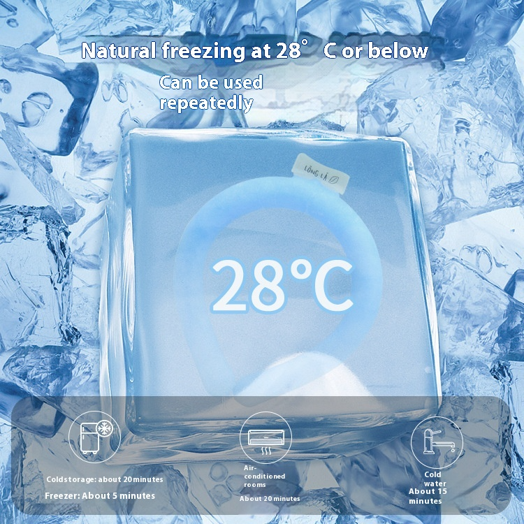 Cooling Neck Ice Ring – Hands-Free Outdoor Refreshment